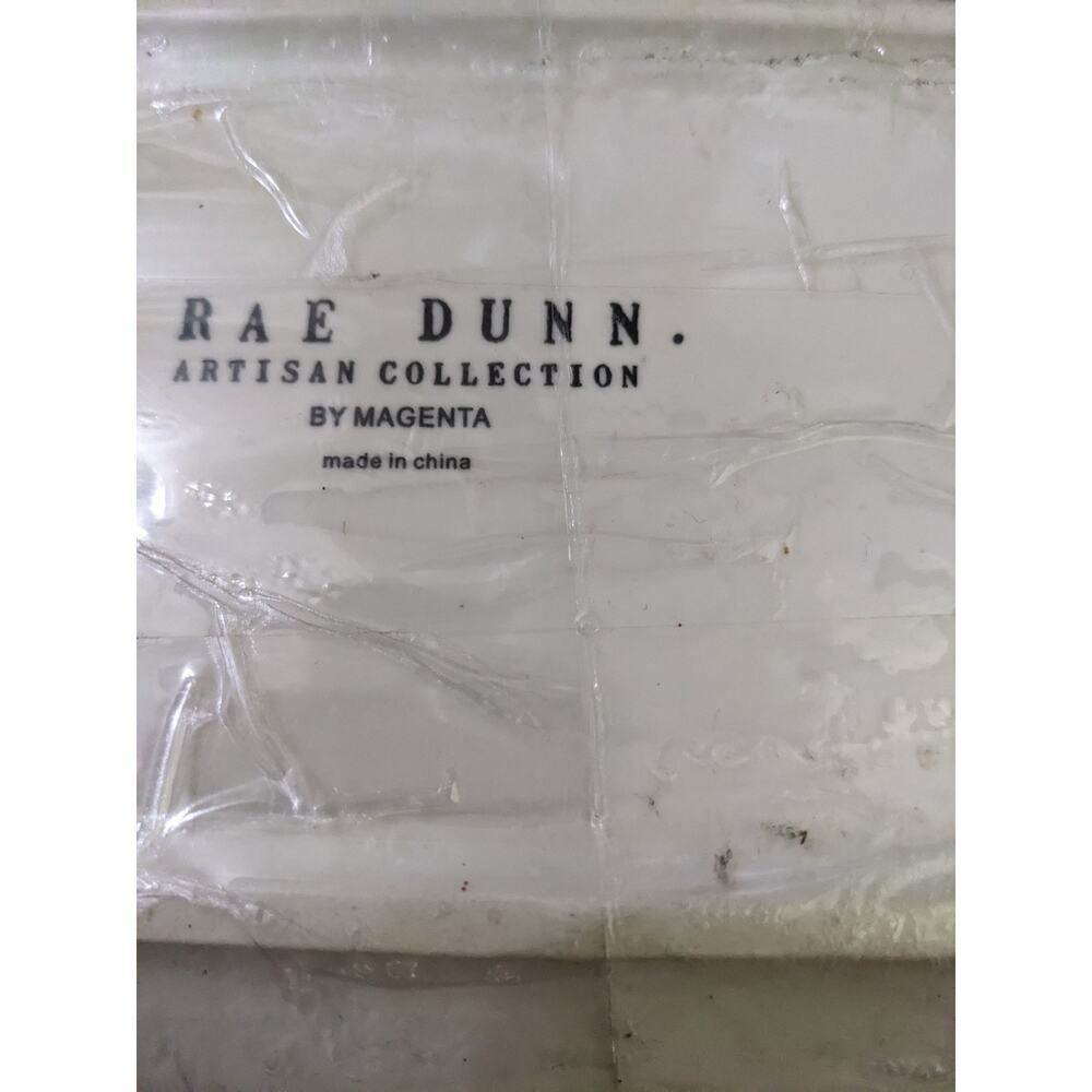 Rae Dunn Office Organizer KEEP HOLD CONTAIN 4 four piece set New - Picture 7 of 7